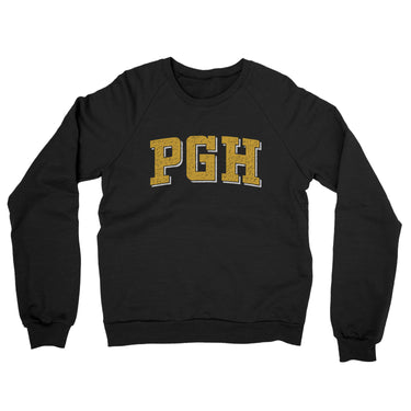 Pgh Varsity Midweight Crewneck Sweatshirt-Allegiant Goods Co. Vintage Sports Apparel