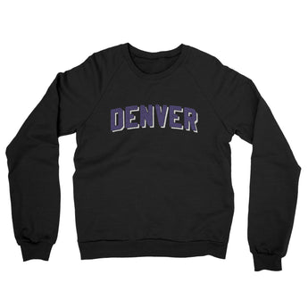 Denver Varsity Midweight Crewneck Sweatshirt-Allegiant Goods Co. Vintage Sports Apparel
