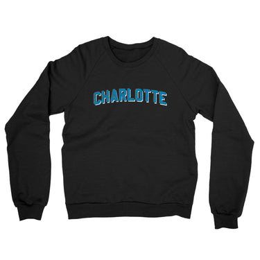 Charlotte Varsity Midweight Crewneck Sweatshirt-Allegiant Goods Co. Vintage Sports Apparel