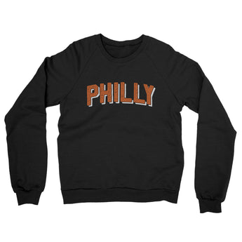 Philly Varsity Midweight Crewneck Sweatshirt-Allegiant Goods Co. Vintage Sports Apparel