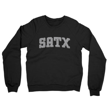 Satx Varsity Midweight Crewneck Sweatshirt-Allegiant Goods Co. Vintage Sports Apparel