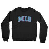 Mia Varsity Midweight Crewneck Sweatshirt-Black-Allegiant Goods Co. Vintage Sports Apparel