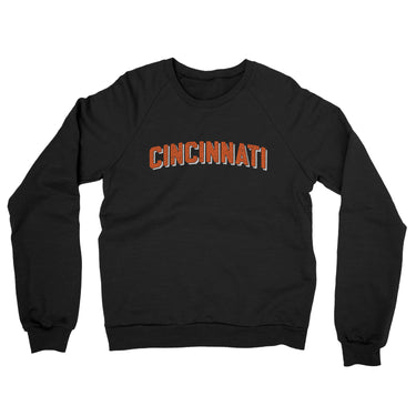 Cincinnati Varsity Midweight Crewneck Sweatshirt-Allegiant Goods Co. Vintage Sports Apparel