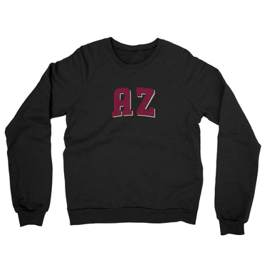 AZ Varsity Midweight Crewneck Sweatshirt-Allegiant Goods Co. Vintage Sports Apparel