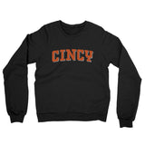 Cincy Varsity Midweight Crewneck Sweatshirt-Allegiant Goods Co. Vintage Sports Apparel