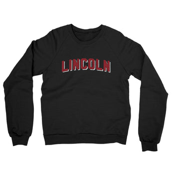 Lincoln Varsity Midweight Crewneck Sweatshirt-Allegiant Goods Co. Vintage Sports Apparel