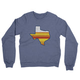 Houston Baseball Midweight French Terry Crewneck Sweatshirt-Allegiant Goods Co. Vintage Sports Apparel
