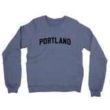 Portland Varsity Midweight Crewneck Sweatshirt-Allegiant Goods Co. Vintage Sports Apparel