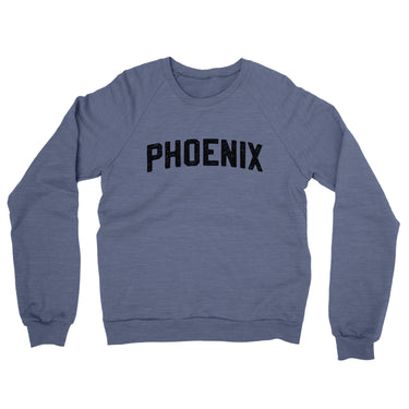 Phoenix Varsity Midweight Crewneck Sweatshirt-Allegiant Goods Co. Vintage Sports Apparel