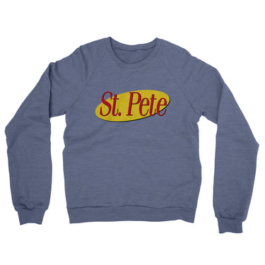 St. Pete Seinfeld Midweight French Terry Crewneck Sweatshirt-Allegiant Goods Co. Vintage Sports Apparel