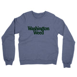 Washington Weed Midweight French Terry Crewneck Sweatshirt-Allegiant Goods Co. Vintage Sports Apparel