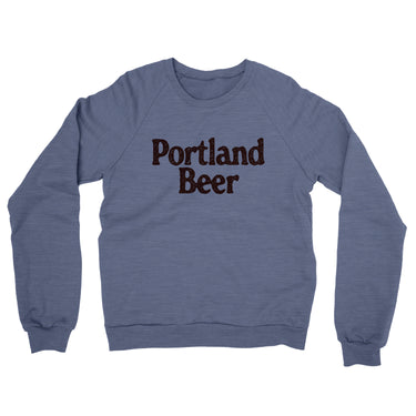 Portland Beer Midweight French Terry Crewneck Sweatshirt-Allegiant Goods Co. Vintage Sports Apparel
