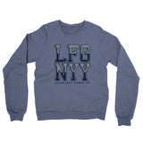 Lfg Nyy Midweight French Terry Crewneck Sweatshirt-Allegiant Goods Co. Vintage Sports Apparel