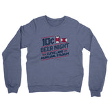 10 Cent Beer Night Midweight French Terry Crewneck Sweatshirt-Allegiant Goods Co. Vintage Sports Apparel