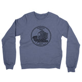 Kansas State Quarter Midweight French Terry Crewneck Sweatshirt-Allegiant Goods Co. Vintage Sports Apparel