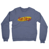 San Diego Seinfeld Midweight French Terry Crewneck Sweatshirt-Allegiant Goods Co. Vintage Sports Apparel