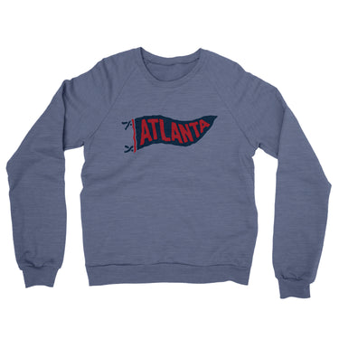 Atlanta Pennant Midweight French Terry Crewneck Sweatshirt-Allegiant Goods Co. Vintage Sports Apparel