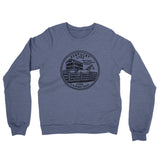 Kentucky State Quarter Midweight French Terry Crewneck Sweatshirt-Allegiant Goods Co. Vintage Sports Apparel