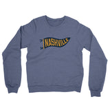 Nashville Pennant Midweight French Terry Crewneck Sweatshirt-Allegiant Goods Co. Vintage Sports Apparel