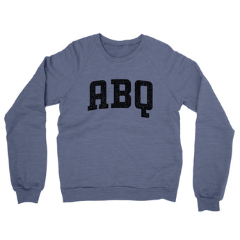 ABQ Varsity Midweight Crewneck Sweatshirt-Allegiant Goods Co. Vintage Sports Apparel