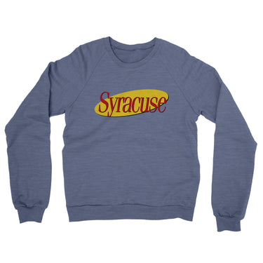 Syracuse Seinfeld Midweight French Terry Crewneck Sweatshirt-Allegiant Goods Co. Vintage Sports Apparel