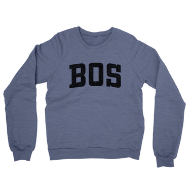 BOS Varsity Midweight Crewneck Sweatshirt-Allegiant Goods Co. Vintage Sports Apparel