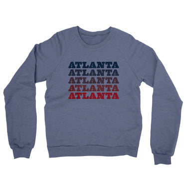Atlanta Repeat Midweight French Terry Crewneck Sweatshirt-Allegiant Goods Co. Vintage Sports Apparel