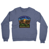 Joshua Tree National Park Badge Midweight French Terry Crewneck Sweatshirt-Allegiant Goods Co. Vintage Sports Apparel