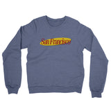 San Francisco Seinfeld Midweight French Terry Crewneck Sweatshirt-Allegiant Goods Co. Vintage Sports Apparel