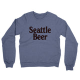 Seattle Beer Midweight French Terry Crewneck Sweatshirt-Allegiant Goods Co. Vintage Sports Apparel