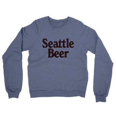 Seattle Beer Midweight French Terry Crewneck Sweatshirt-Allegiant Goods Co. Vintage Sports Apparel