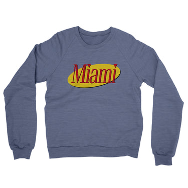 Miami Seinfeld Midweight French Terry Crewneck Sweatshirt-Allegiant Goods Co. Vintage Sports Apparel
