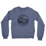 Colorado State Quarter Midweight French Terry Crewneck Sweatshirt-Allegiant Goods Co. Vintage Sports Apparel