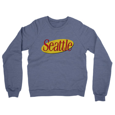 Seattle Seinfeld Midweight French Terry Crewneck Sweatshirt-Allegiant Goods Co. Vintage Sports Apparel