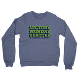Victory Monday Seattle Midweight French Terry Crewneck Sweatshirt-Allegiant Goods Co. Vintage Sports Apparel