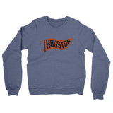 Houston Pennant Midweight French Terry Crewneck Sweatshirt-Allegiant Goods Co. Vintage Sports Apparel