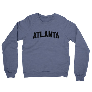 Atlanta Varsity Midweight Crewneck Sweatshirt-Allegiant Goods Co. Vintage Sports Apparel