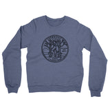 Vermont State Quarter Midweight French Terry Crewneck Sweatshirt-Allegiant Goods Co. Vintage Sports Apparel