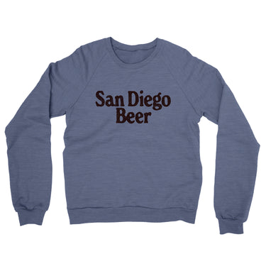 San Diego Beer Midweight French Terry Crewneck Sweatshirt-Allegiant Goods Co. Vintage Sports Apparel