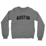 Austin Varsity Midweight Crewneck Sweatshirt-Allegiant Goods Co. Vintage Sports Apparel