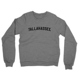 Tallahassee Varsity Midweight Crewneck Sweatshirt-Grey Heather-Allegiant Goods Co. Vintage Sports Apparel