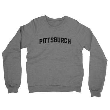 Pittsburgh Varsity Midweight Crewneck Sweatshirt-Allegiant Goods Co. Vintage Sports Apparel
