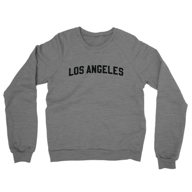 Los Angeles Varsity Midweight Crewneck Sweatshirt-Allegiant Goods Co. Vintage Sports Apparel