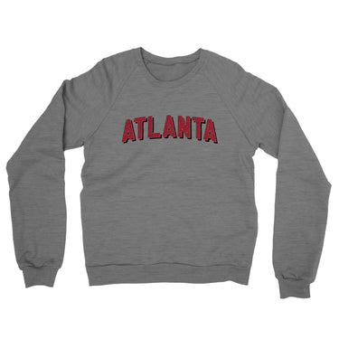 Atlanta Varsity Midweight Crewneck Sweatshirt-Allegiant Goods Co. Vintage Sports Apparel