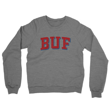 BUF Varsity Midweight Crewneck Sweatshirt-Allegiant Goods Co. Vintage Sports Apparel