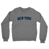 New York Varsity Midweight Crewneck Sweatshirt-Allegiant Goods Co. Vintage Sports Apparel