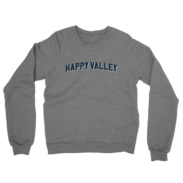 Happy Valley Varsity Midweight Crewneck Sweatshirt-Grey Heather-Allegiant Goods Co. Vintage Sports Apparel