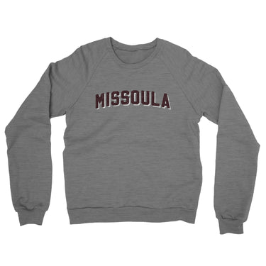 Missoula Varsity Midweight Crewneck Sweatshirt-Allegiant Goods Co. Vintage Sports Apparel