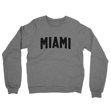 Miami Varsity Midweight Crewneck Sweatshirt-Allegiant Goods Co. Vintage Sports Apparel