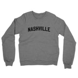 Nashville Varsity Midweight Crewneck Sweatshirt-Allegiant Goods Co. Vintage Sports Apparel